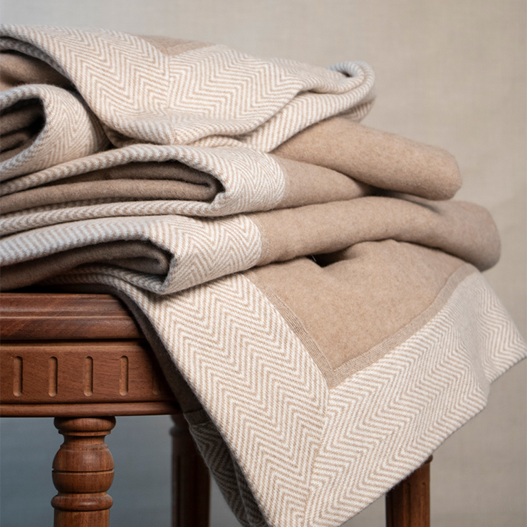 KUAN’s LIVING by MASSERANO I 100% CASHMERE BLANKET